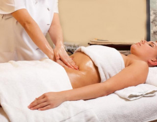 Медовый массаж лица и живота