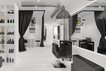 Дизайн парикмахерской, салона