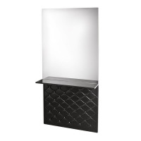 Мужское зеркало барбер "Гламрок" с полкой