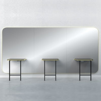 Зеркало парикмахерское "Madison Gold Infinite 3P"