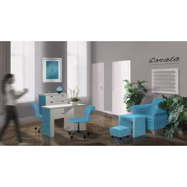 Маникюрный стол "Соната" с вытяжкой