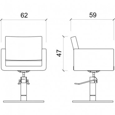 Кресло парикмахерское "U-Shape"
