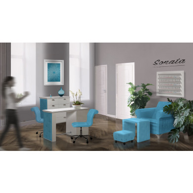 Маникюрный стол "Соната" с вытяжкой