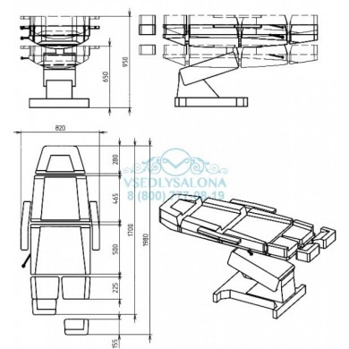 Педикюрное кресло "Профи 3"