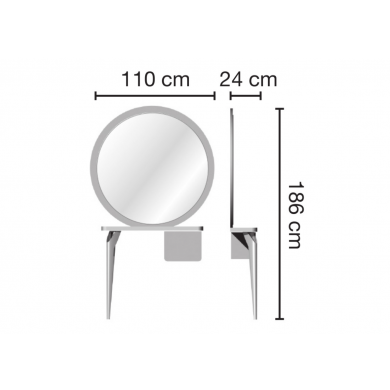 Зеркало парикмахерское "TONDO"